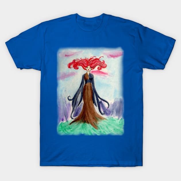 Tree Woman T-Shirt by ShionS3